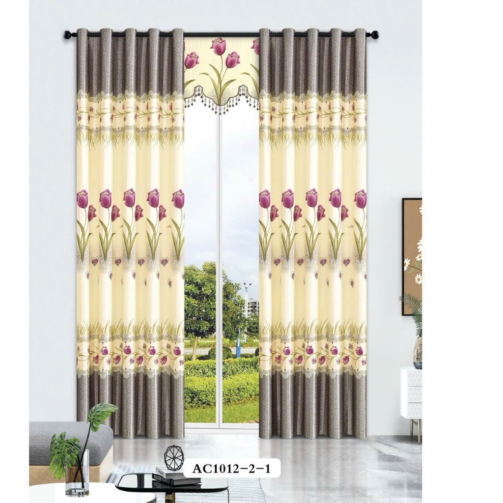 RÈM CỬA BUỒNG ĐÃ BAO GỒM  XẾP LY ĐẦY ĐỦ NHIỀU KÍCH THƯỚC ( CHƯA CÓ THANH TREO ) RÈM CỬA VIỆT HÀN