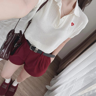 Set nữ sang chảnh, set đồ thiết kế áo polo dệt kim cộc tay phối quần short ngắn basic trẻ trung cá tính Yuumi HCOM25014
