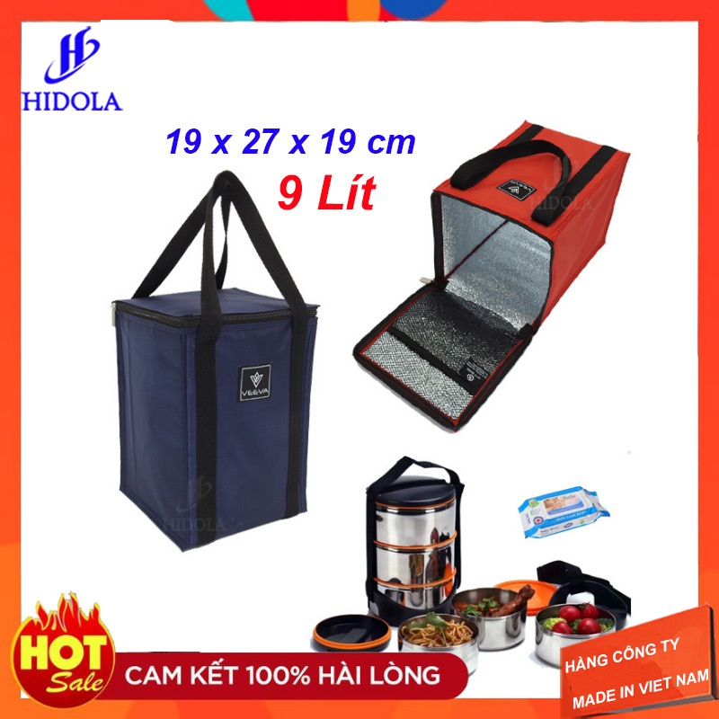 TÚI GIỮ NHIỆT ĐỰNG CƠM 3 TẦNG 7043