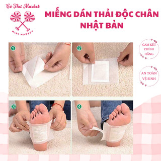 [ CẶP TÁCH LẺ DÙNG THỬ ] Miếng dán thải độc chân Kenko nội địa Nhật Bản 30 miếng - CÔ THƯ MARKET
