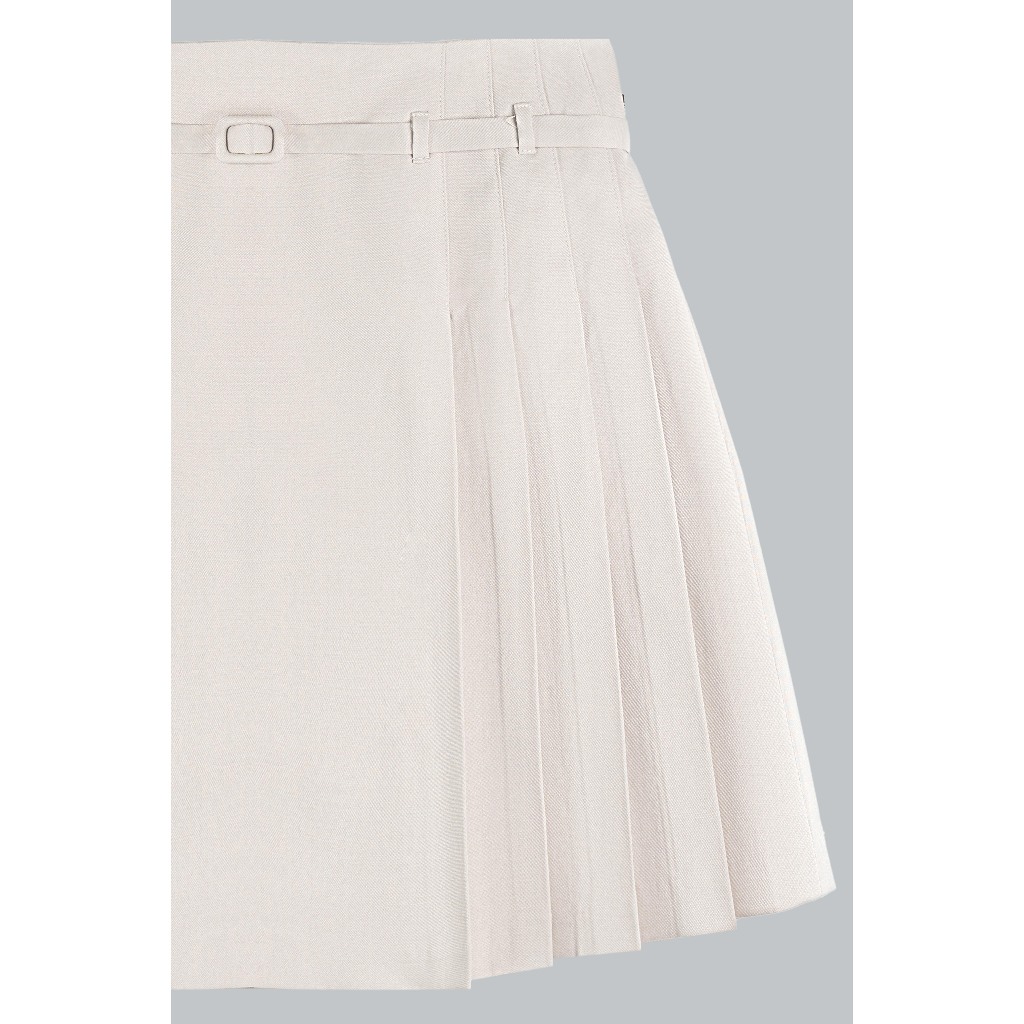 Chân váy xếp ly sườn đai bản nhỏ 4S09.2502K, chân váy tennis kèm đai thiết kế bởi JM Dress Design