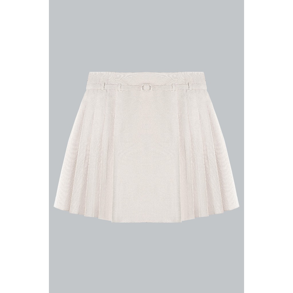 Chân váy xếp ly sườn đai bản nhỏ 4S09.2502K, chân váy tennis kèm đai thiết kế bởi JM Dress Design