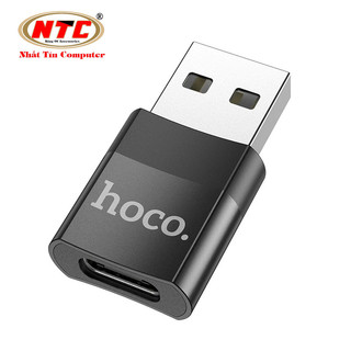 Đầu chuyển đổi TypeC to USB 2.0 Hoco UA17 (Đen - hộp Cam)