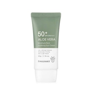 Kem chống nắng Lô hôi Hàn Quốc dịu da, kiềm dầu Kwailnara Aloe Vera Sun Cream SPF50+  50g