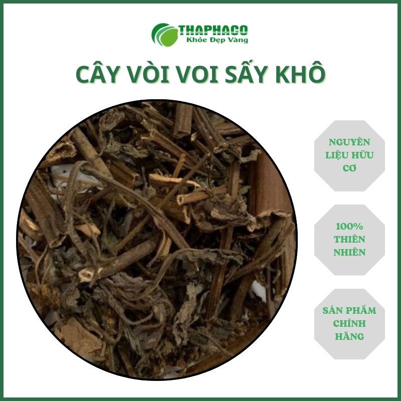 Cây vòi voi sấy khô hàng sạch thơm giá tốt - Túi 1kg - Thảo Dược THAPHACO