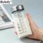Bình Thủy Tinh Đựng Sữa Nước Chia Vạch Kèm Túi Đựng Dung Tích 350ml-500ml túi ngẫu nhiên