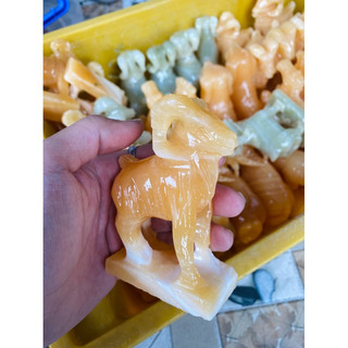 Tượng Dê Đá Hoàng Long 10cm Decor Trang Trí Nhà - Decor Phòng - Phong Thuỷ