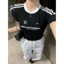 Áo Thun Babytee Nữ Cổ Tròn Phối Viền In Chữ TUANLECLOTHING Màu Đen Phong Cách Đơn Giản Đường Phố