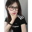 Áo Thun Babytee Nữ Cổ Tròn Phối Viền In Chữ TUANLECLOTHING Màu Đen Phong Cách Đơn Giản Đường Phố