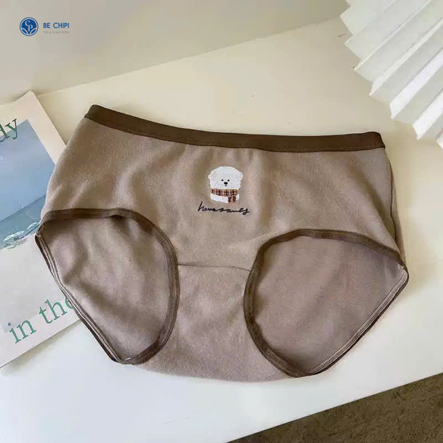 Ảnh Combo 5 Quần Lót Nữ Cotton Gấu Giữa Trẻ Trung Freesize (45-55kg) QL9019 By Bechipi 1