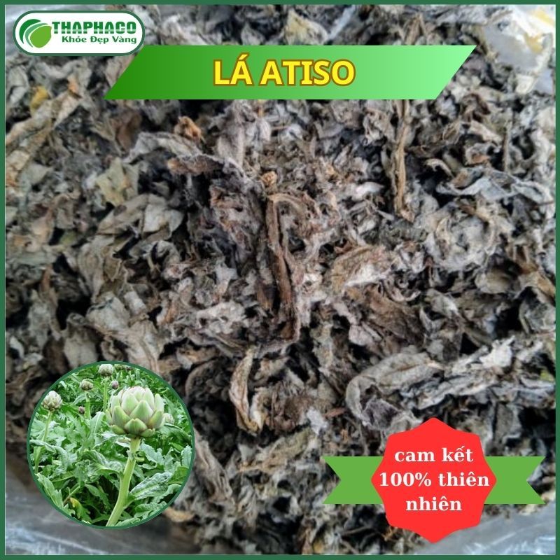 [Thảo Dược Khô] Lá Atiso Sấy Khô Nguyên Chất - Đóng Gói  - Hàng Công Ty Thaphaco