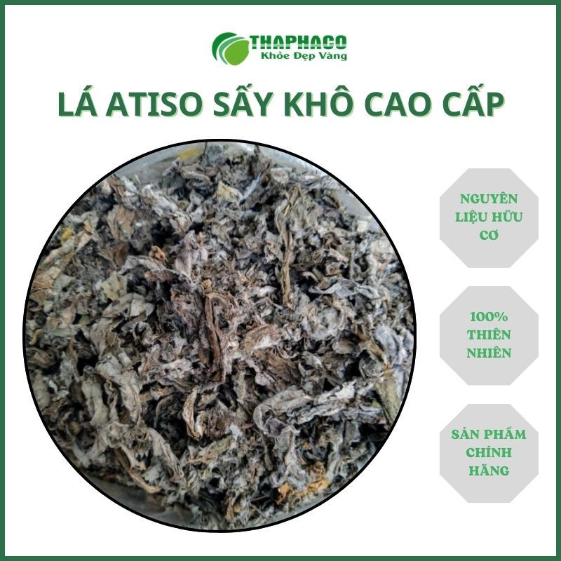[Thảo Dược Khô] Lá Atiso Sấy Khô Nguyên Chất - Đóng Gói  - Hàng Công Ty Thaphaco