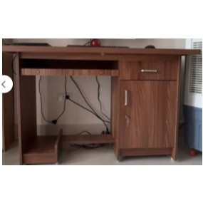 Bàn máy tính, Bàn Làm Việc Gỗ 120x60cm có ngăn tủ có khóa gỗ mdf dày 15 li gỗ chắc chắn (ko kèm ghế)