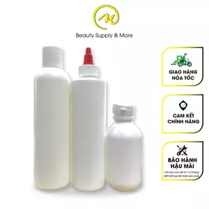 Chai Nhựa Trắng Đục HPDE Nắp Galenti 100ml / Vai Ngang Nắp nhọn 250ml / Vai Bầu Nắp Press 230ml
