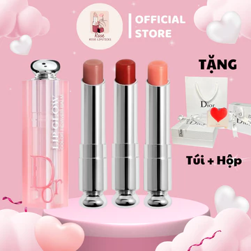 Son Dưỡng Môi Dior Addict Lip Glow 2025 , 001 Pink Và 004 Coral