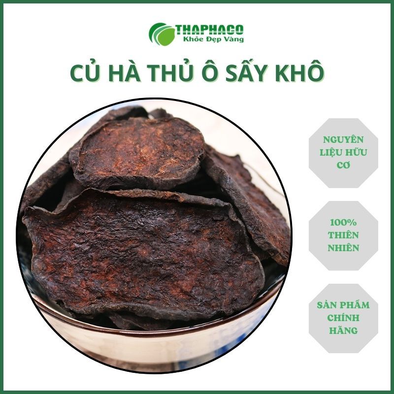 Hà thủ ô sấy khô hàng sạch thơm giá tốt túi lớn loại 1kg