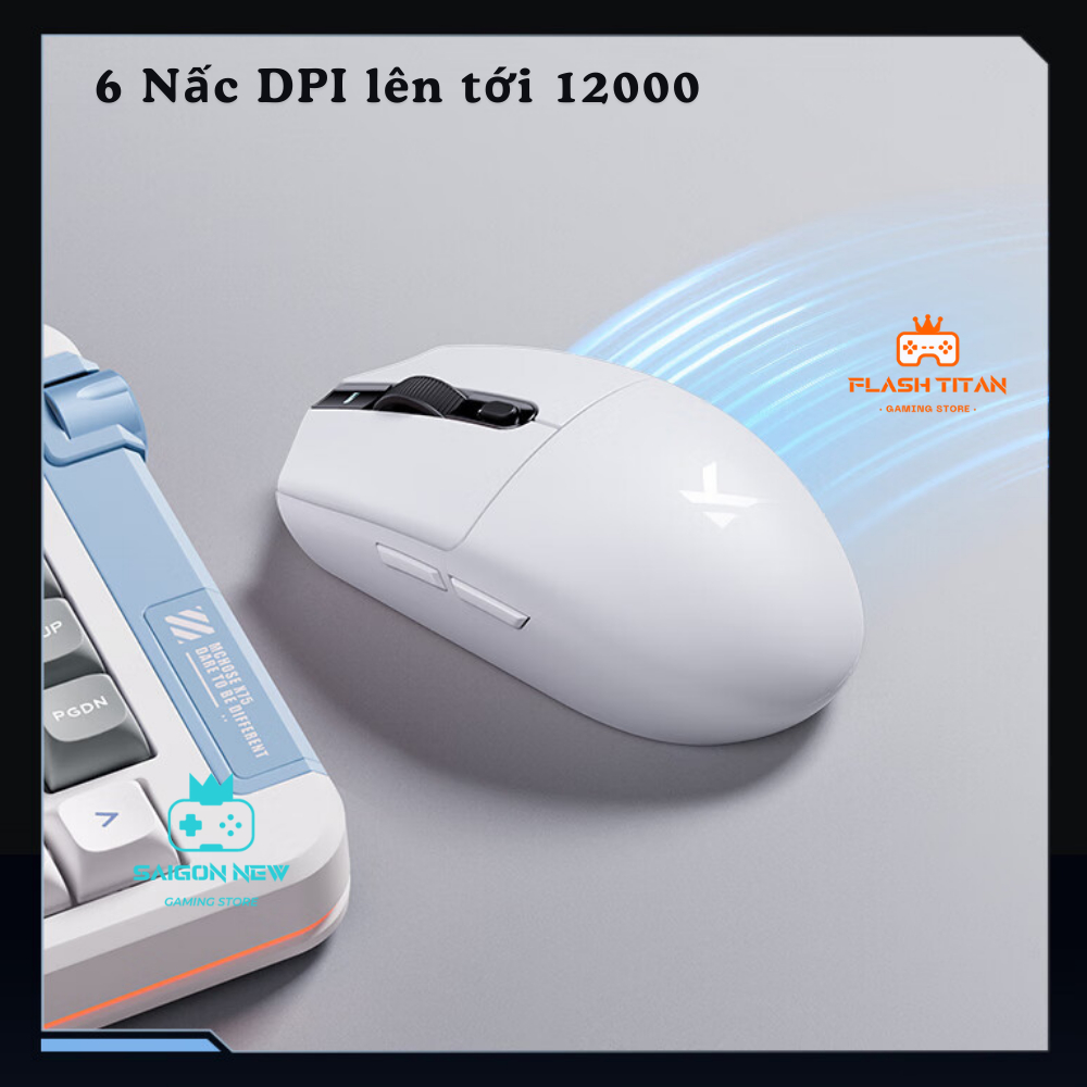 Chuột Máy Tính Không Dây Mchose G3 - 3 Chế Độ Kết Nối - Chip PAW3311 - Trọng lượng nhẹ tuổi thọ cao | BigBuy360 - bigbuy360.vn