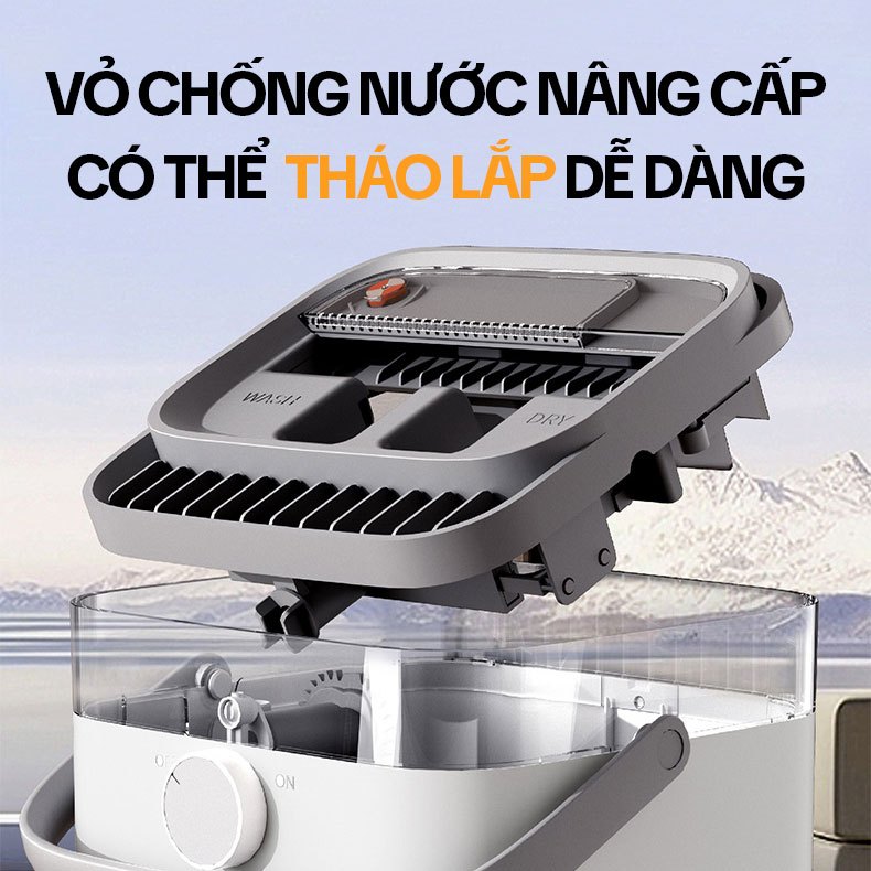 Ảnh Miếng Lau Nhà Thay Thế KITIMOP SC06 - Bông Lau Nhà Thay Thế 36X12CM, Giẻ Lau Nhà Microfiber Thấm Hút Tốt 3
