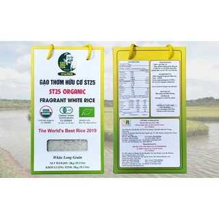 Gạo Thơm Hữu Cơ ST25 Gạo Ông Cua 2kg - Xanhsam Natural & Organic