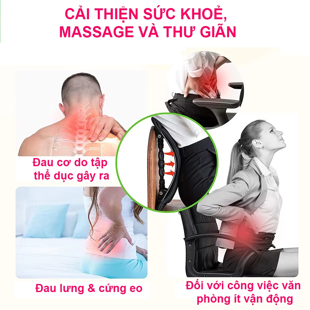Dụng cụ uốn cong, massage lưng, giãn cơ, giảm đau nhức YGW45 trục xoay điều chỉnh, trọng lượng 150KG