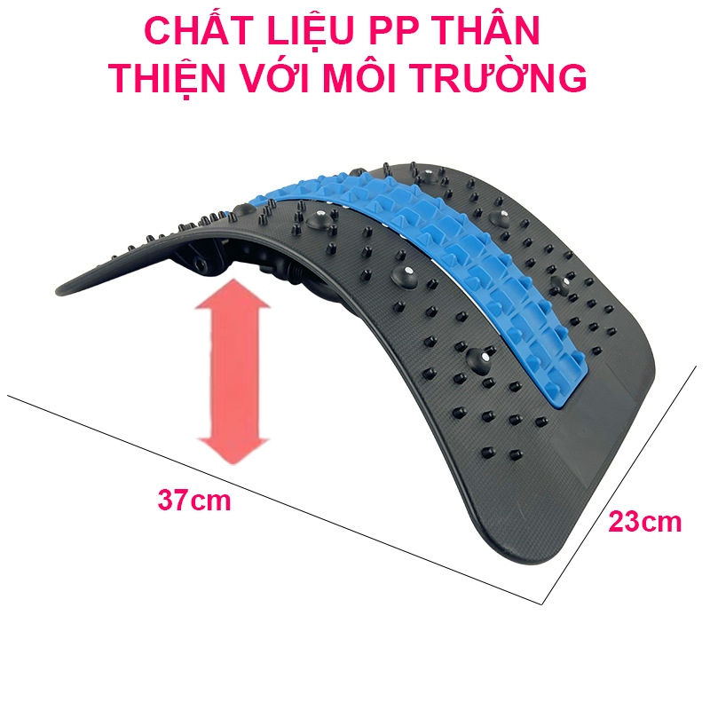 Dụng cụ uốn cong, massage lưng, giãn cơ, giảm đau nhức YGW45 trục xoay điều chỉnh, trọng lượng 150KG