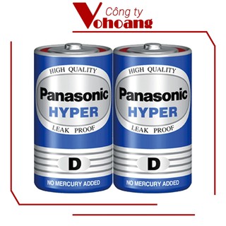 Hộp 24 pin D dùng cho bếp gas - Panasonic đại carbon - R20UT (Xanh)