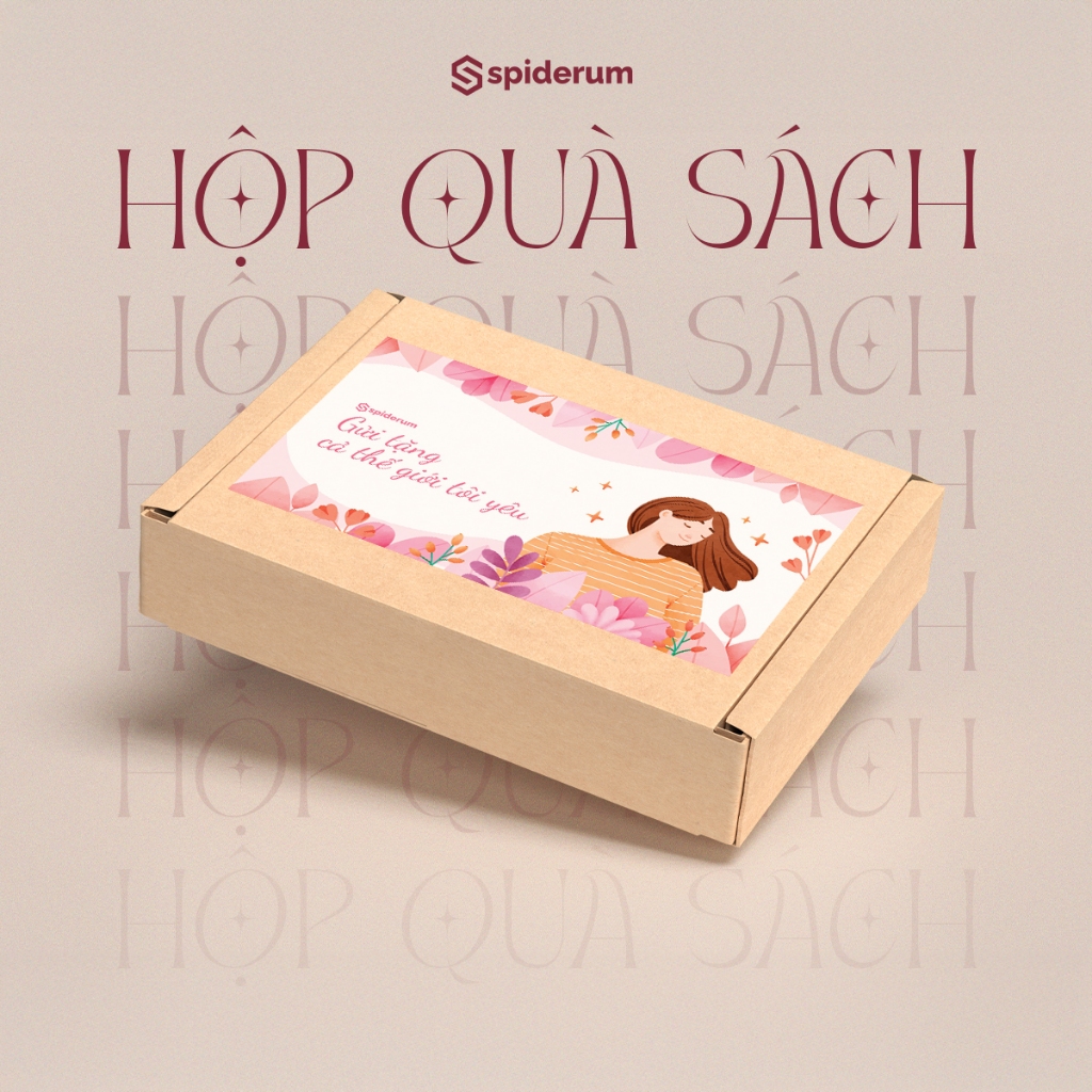 Ảnh Hộp Quà Yêu Thương  - Combo Sách Tản Văn Spiderum - Món quà ý nghĩa dành cho phái nữ 1