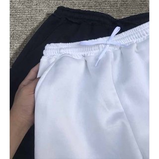Quần ống rộng dành cho nam nữ, cạp chun có dây rút điều chỉnh eo vải co dãn dày dặn mặc 4 mùa bỏ sỉ  WHALE 02 C1