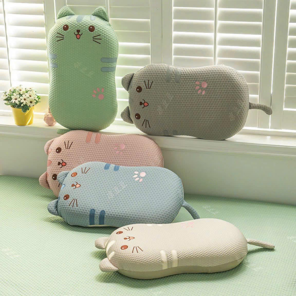 Gối nằm cao su non massage , Gối băng lạnh thế hệ mới thiết kế lỗ thoáng của các hạt nổi massage