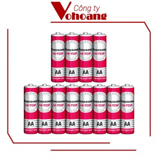 Bộ 12 pin AA chính hãng Panasonic R6DT High Quality (Đỏ)
