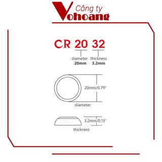 3 viên Pin Panasonic CR2032 Lithium 3V / DL2032 / ECR2032 / GPCR2032