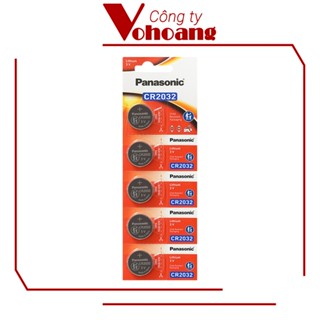 5 viên Pin Panasonic CR2032 Lithium 3V / DL2032 / ECR2032 / GPCR2032