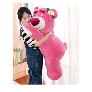 Gấu bông Lotso dâu nằm ngủ đáng yêu