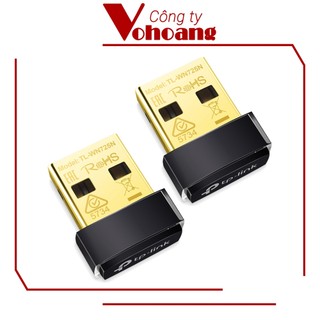 Bộ 2 USB thu sóng Wifi TP-Link WN725N (Đen)