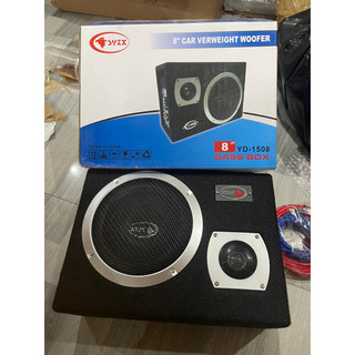 Bộ loa trầm ô tô 12v 24v 8”. Loa BASS BOX âm thanh khủng.