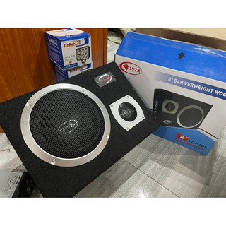 Bộ loa trầm ô tô 12v 24v 8”. Loa BASS BOX âm thanh khủng.