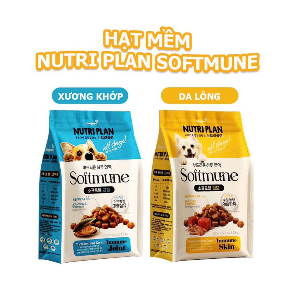 [1.2kg] NUTRI PLAN / NUTRIPLAN Softmune - Đẹp da lông | Chắc khỏe xương ...