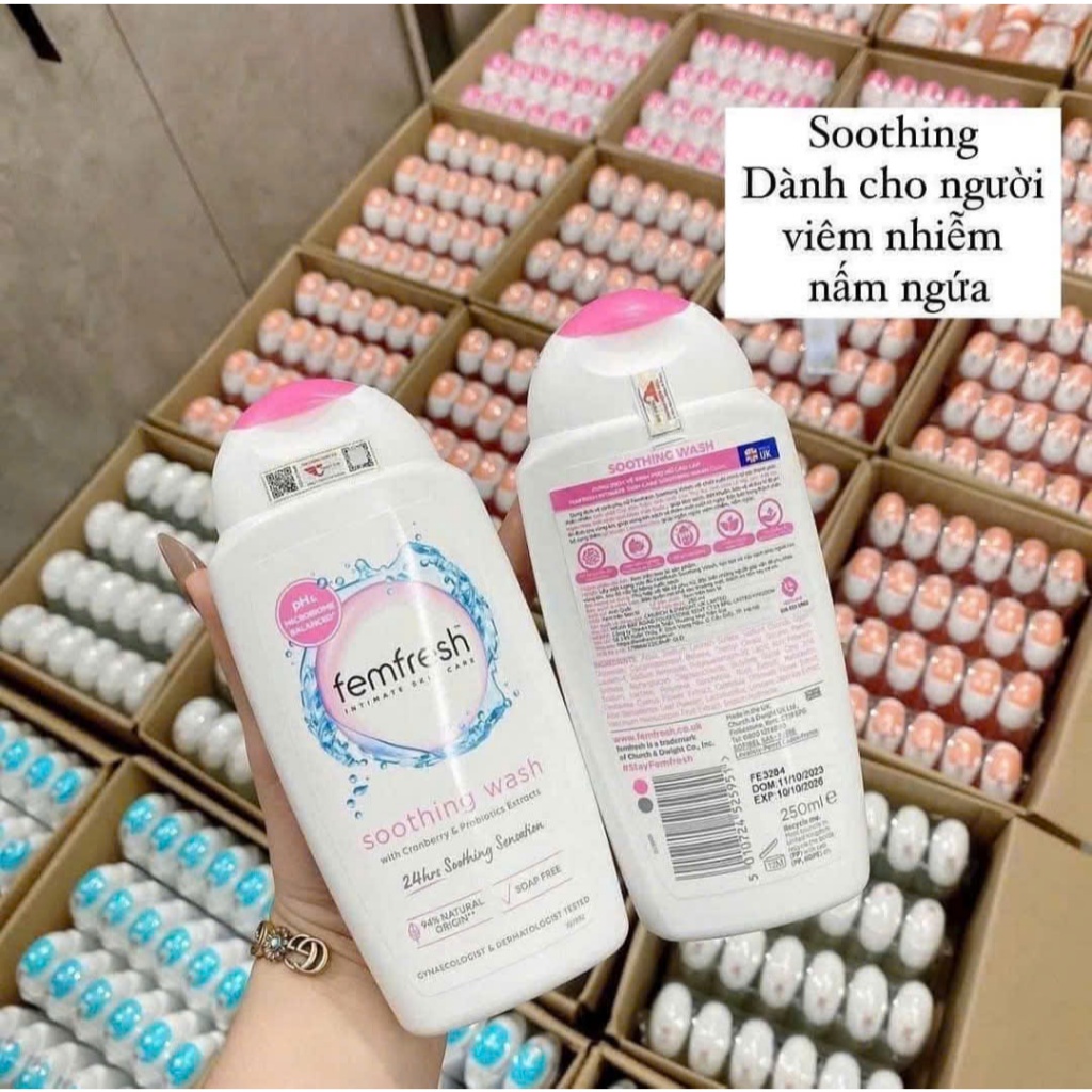 Dung dịch vệ sinh cho phụ nữ nhiều màu , Femfresh Daily Intimate Wash (250ml) Mẫu mới nhất
