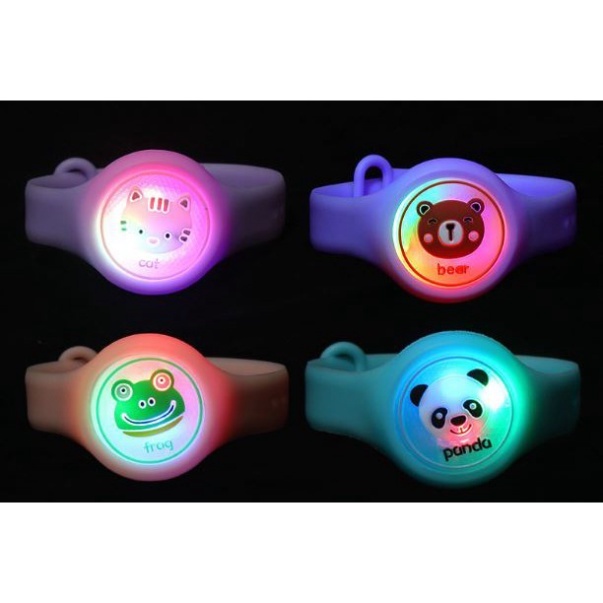 Đồng Hồ Đeo Tay Chống Muỗi Hình Hoạt Hình Dễ Thương Cho Bé Bằng Silicon dài khoảng 20cm