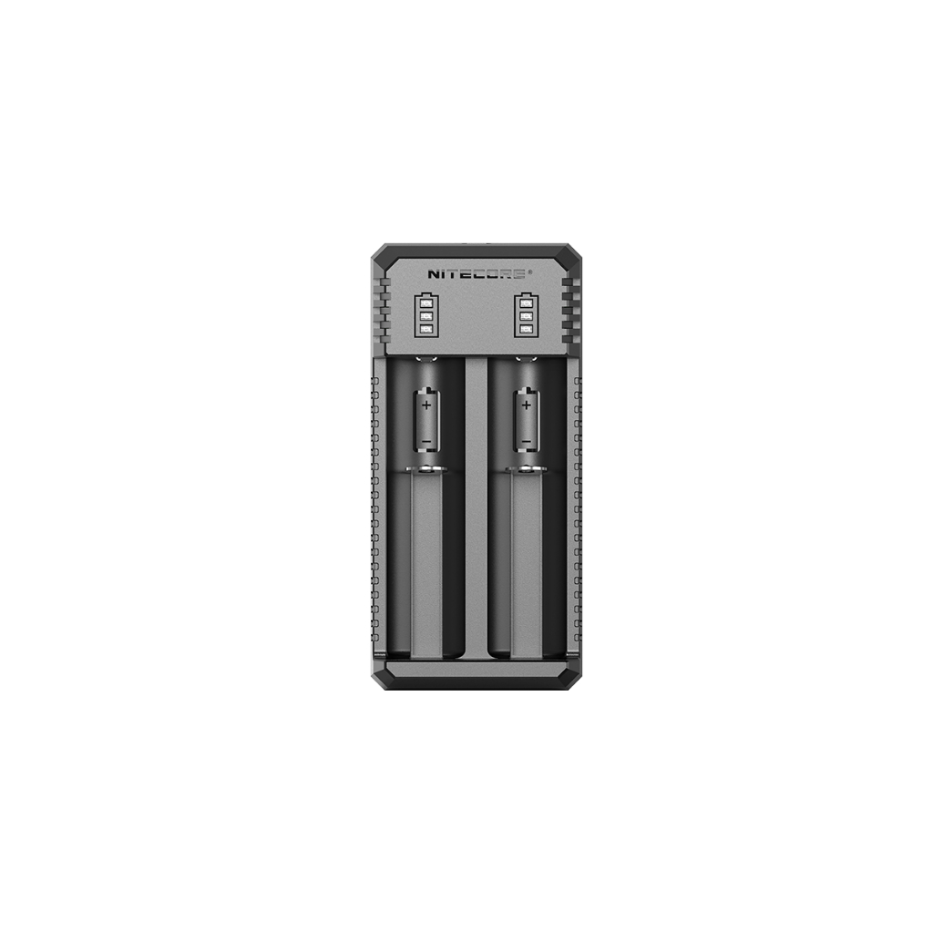 Caricabatterie USB Nitecore UI2 A 2 Slot – 10W, Per Batterie Li-ion/IMR 18650, 21700 E Molte Altre, Con Protezioni Integrate