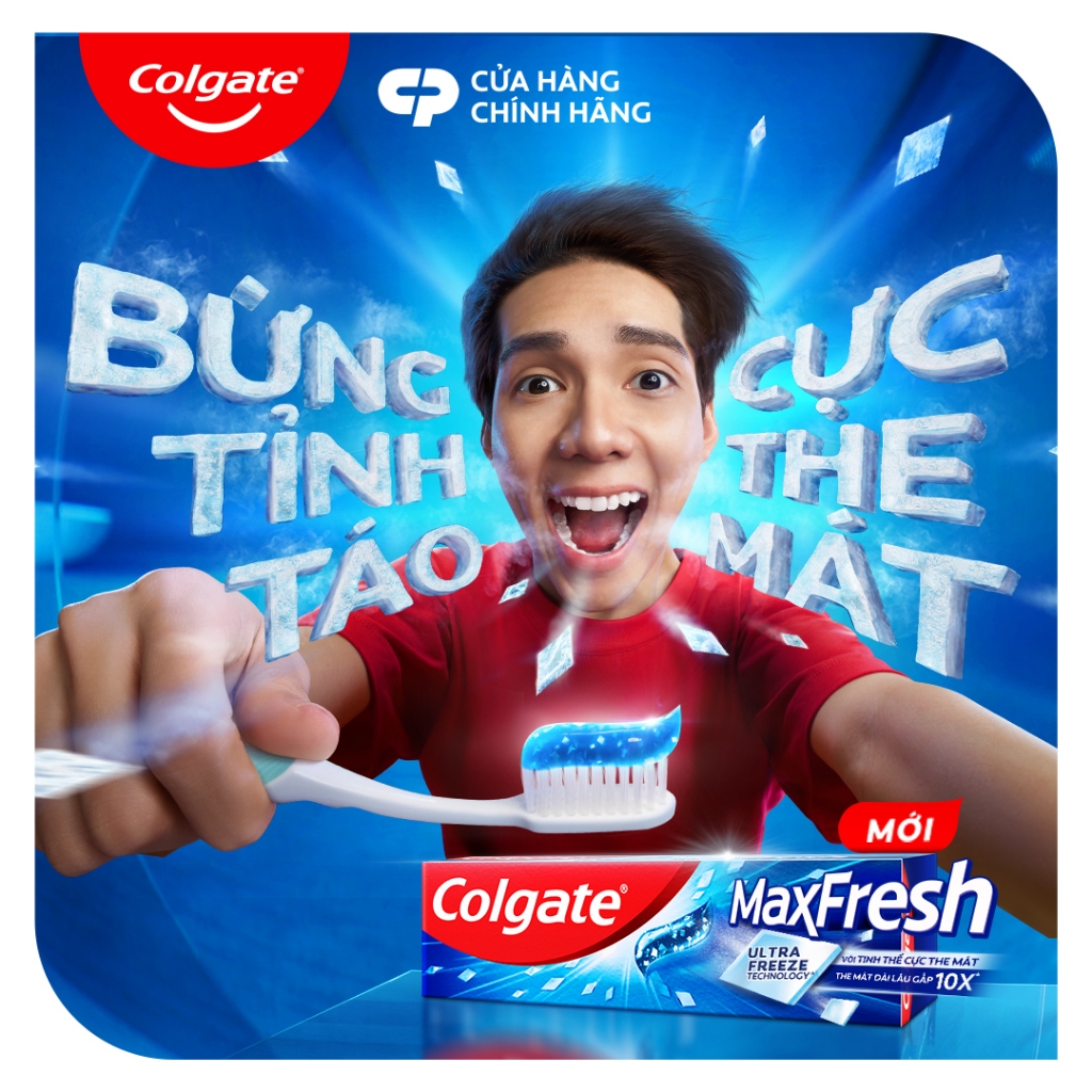 Ảnh Bộ 4 Kem đánh răng Colgate Maxfresh ULTRA FREEZE the mát gấp 10X 180g/tuýp 4