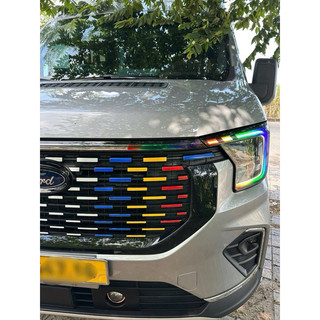 Decal dán mặt calang Ford Transit 2024-2025 - Decal 3M phản quang cao cấp không thấm nước, không phai màu