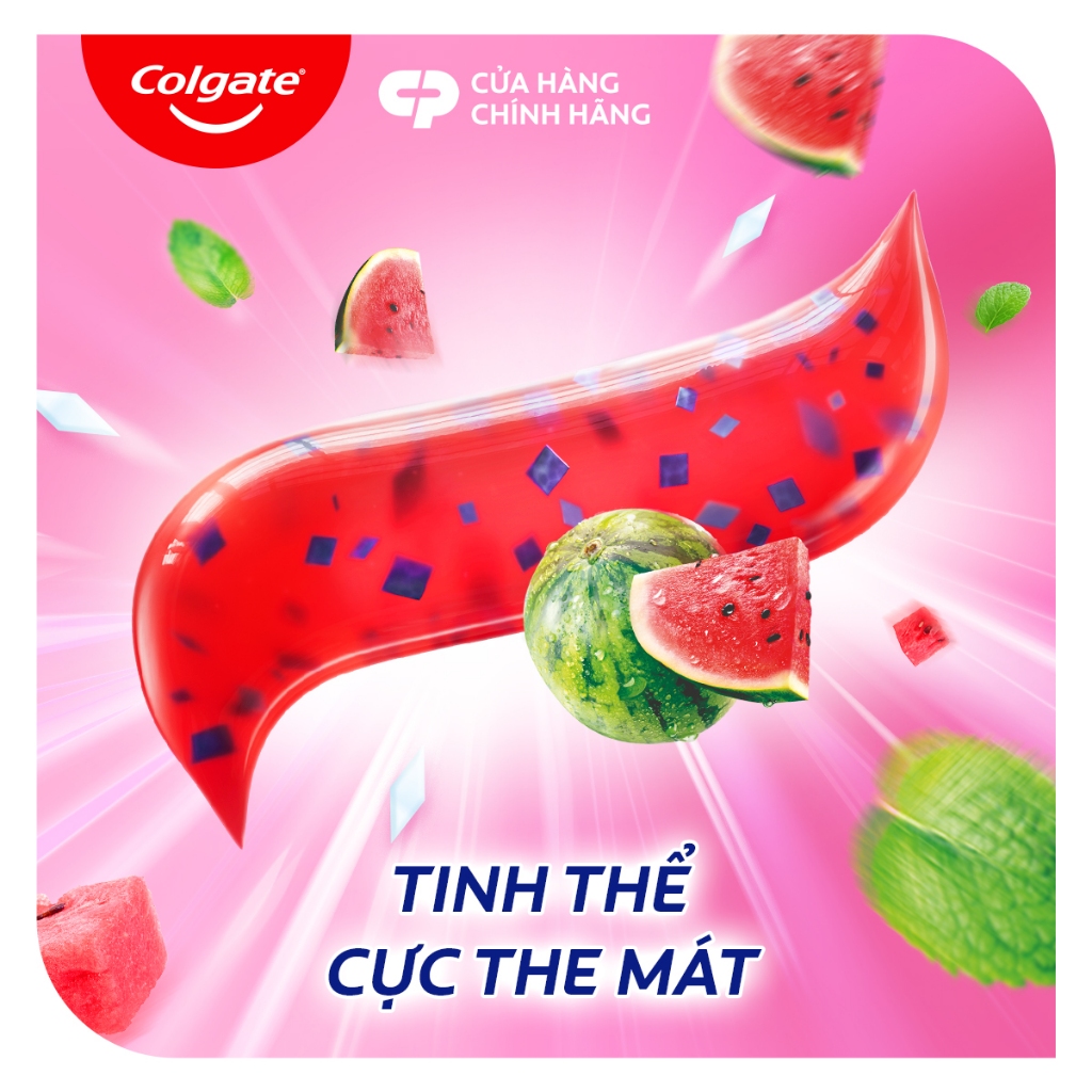 Ảnh Bộ 3 Kem đánh răng Colgate MaxFresh Hương nhiệt đới, tinh thể cầu vồng the mát 100g/ tuýp 4