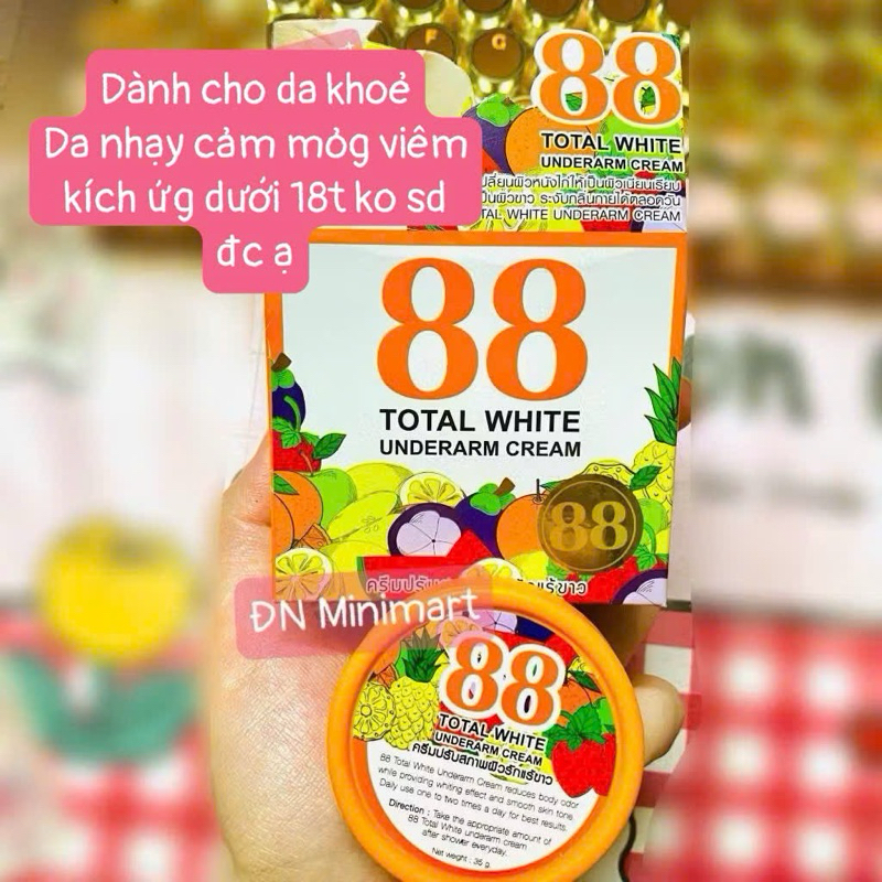 Kem Giảm Thâm Nách S88 - 88 Total White Underarm Cream 35g