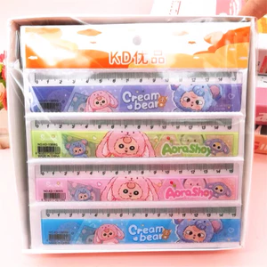 Set 4 Thước Kẻ Baby Three Dài 15cm Dễ Thương ( Giao Mẫu Ngẫu Nhiên)