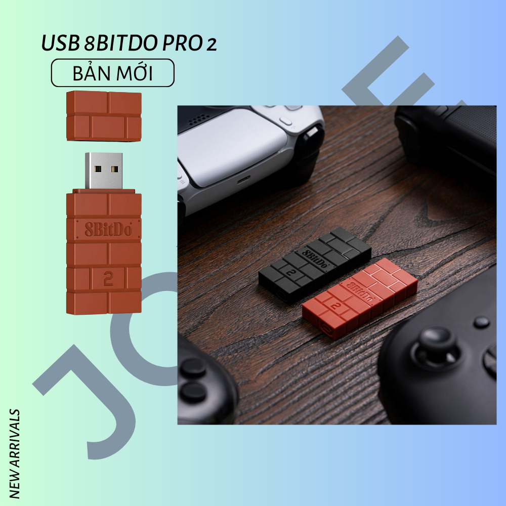 8BitDo USB Wireless Adapter Dùng cho Nintendo Switch, Windows
