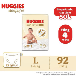 (Hỏa tốc) TÃ DÁN/QUẦN HUGGIES SKIN PERFECT CÁC SIZE NB76/S82/M79 DÁN/ M102/L92/XL76/XXL68 QUẦN