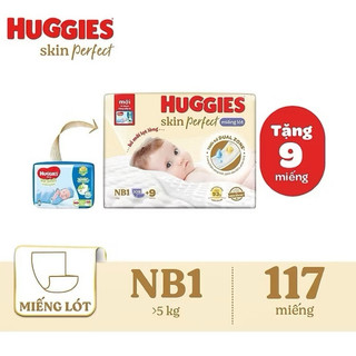 Miếng lót huggies Nb108+6 / nb64+4 cho bé sơ sinh và phụ nữ dùng thay thế băng vệ sinh