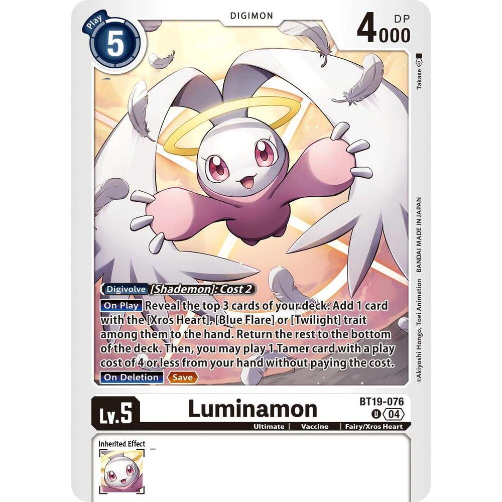 Thẻ Bài Digimon Mã BT19-076 - Luminamon - Digimon - Uncommon | Shopee ...