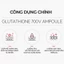 Serum Dưỡng Trắng Da, Cấp Ẩm Đa Tầng 7Day Whitening Program Glutathione 700 V-Ample 30ml